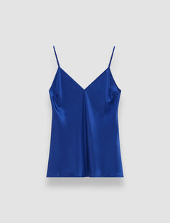 Blue Clea Silk Satin Camisole - Joseph