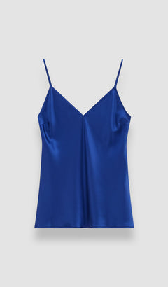 Blue Clea Silk Satin Camisole - Joseph