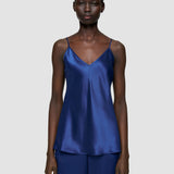 Blue Clea Silk Satin Camisole - Joseph