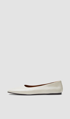 Beige Patent Leather Ballerinas - Joseph