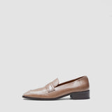 Brown Leather Penny Loafers - Joseph