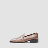 Brown Leather Penny Loafers - Joseph
