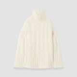 White Fortin Cable Mohair Jumper - Joseph