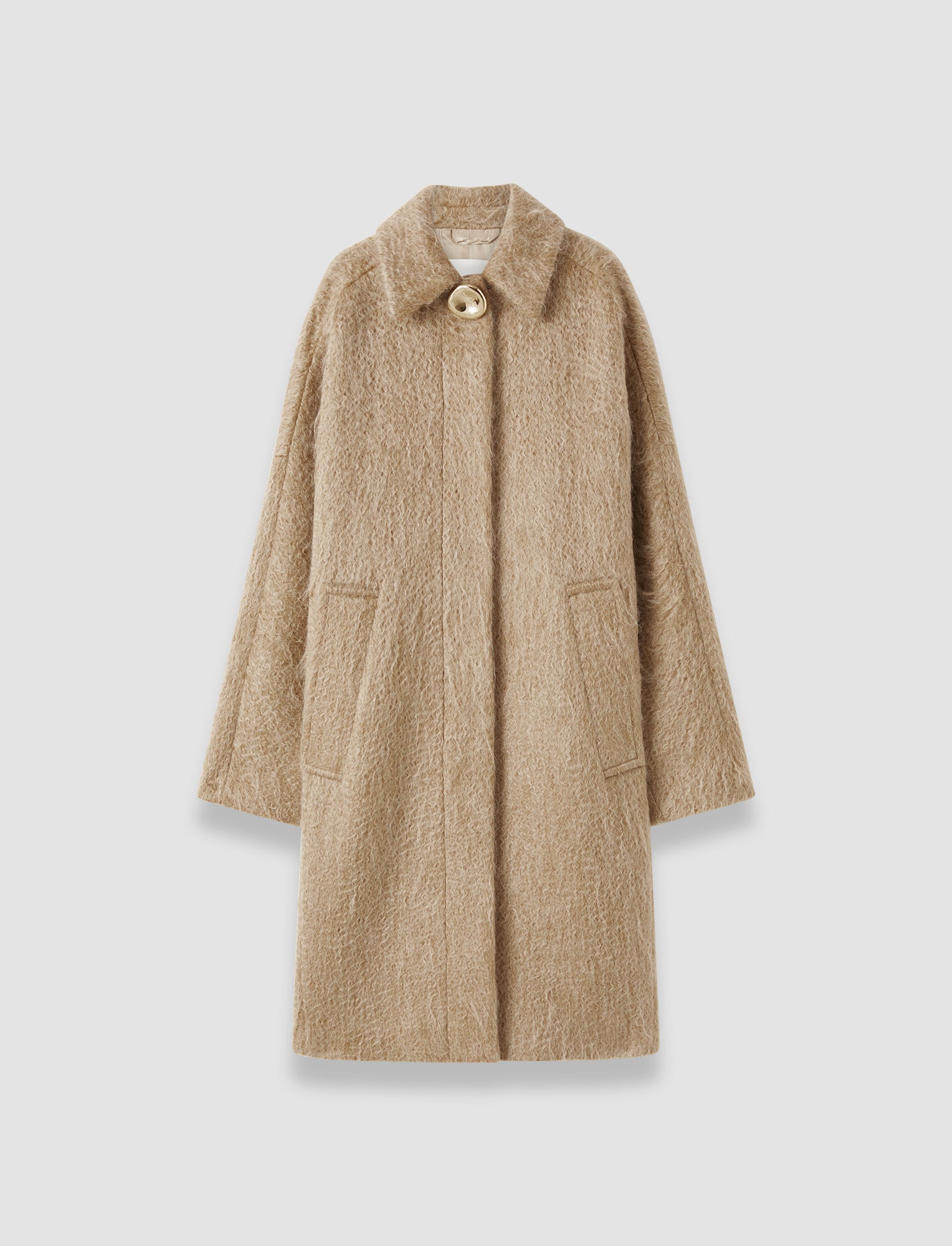 ベージュ-alger-water-weave-wool-コート-JOSEPH