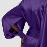 Purple Cels Double Satin Dress - Joseph