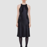 Black Boulle Two-Piece Chiffon Sequin Dress - Joseph