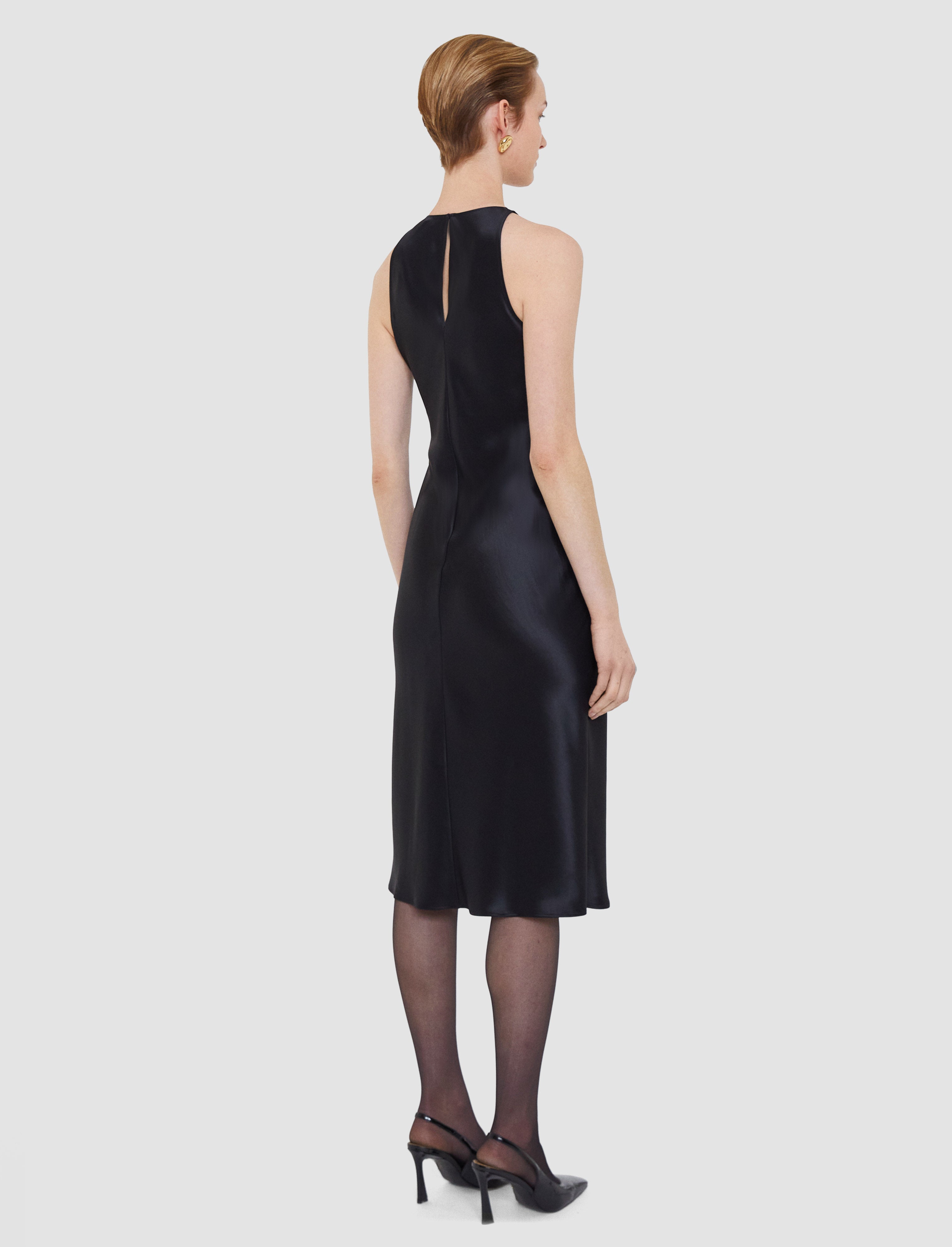 黒-boulle-two-piece-chiffon-sequin-ドレス-JOSEPH