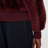 Red Alpes Short Hair Shearling Jacket - Joseph