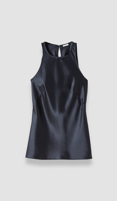 Black Ritz Double Satin Top - Joseph