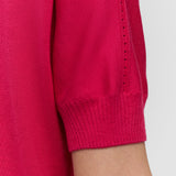 Pink Jana Silk Knit Top - Joseph