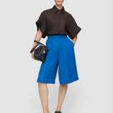 Blue Centa Linen Blend Shorts - Joseph