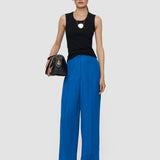 Blue Jnane Linen Blend Trousers - Joseph