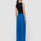 Blue Jnane Linen Blend Trousers - Joseph