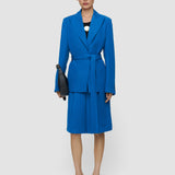 Blue Vinca Linen Blend Jacket - Joseph