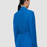 Blue Vinca Linen Blend Jacket - Joseph