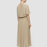 Green Elba Silk Blend Crepe Skirt - Joseph