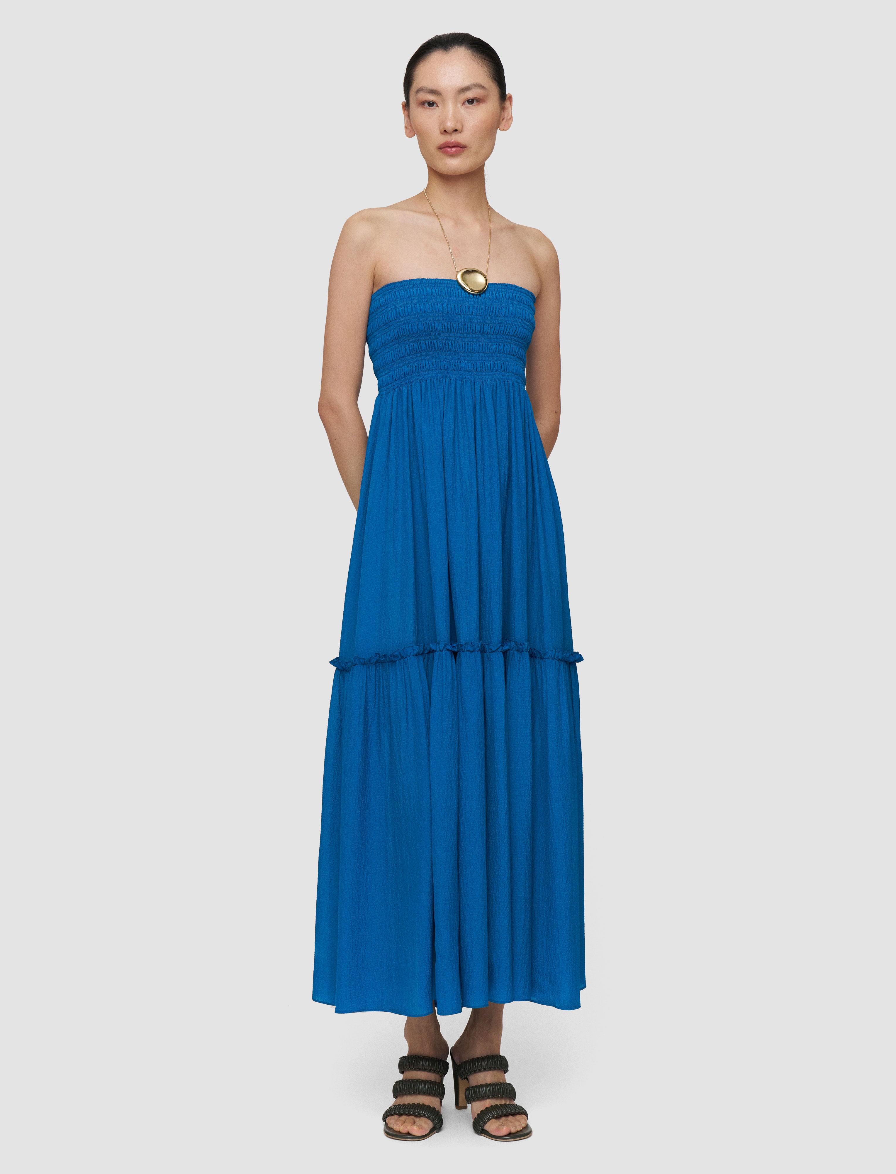 blue-folia-textured-silk-skirt-JOSEPH
