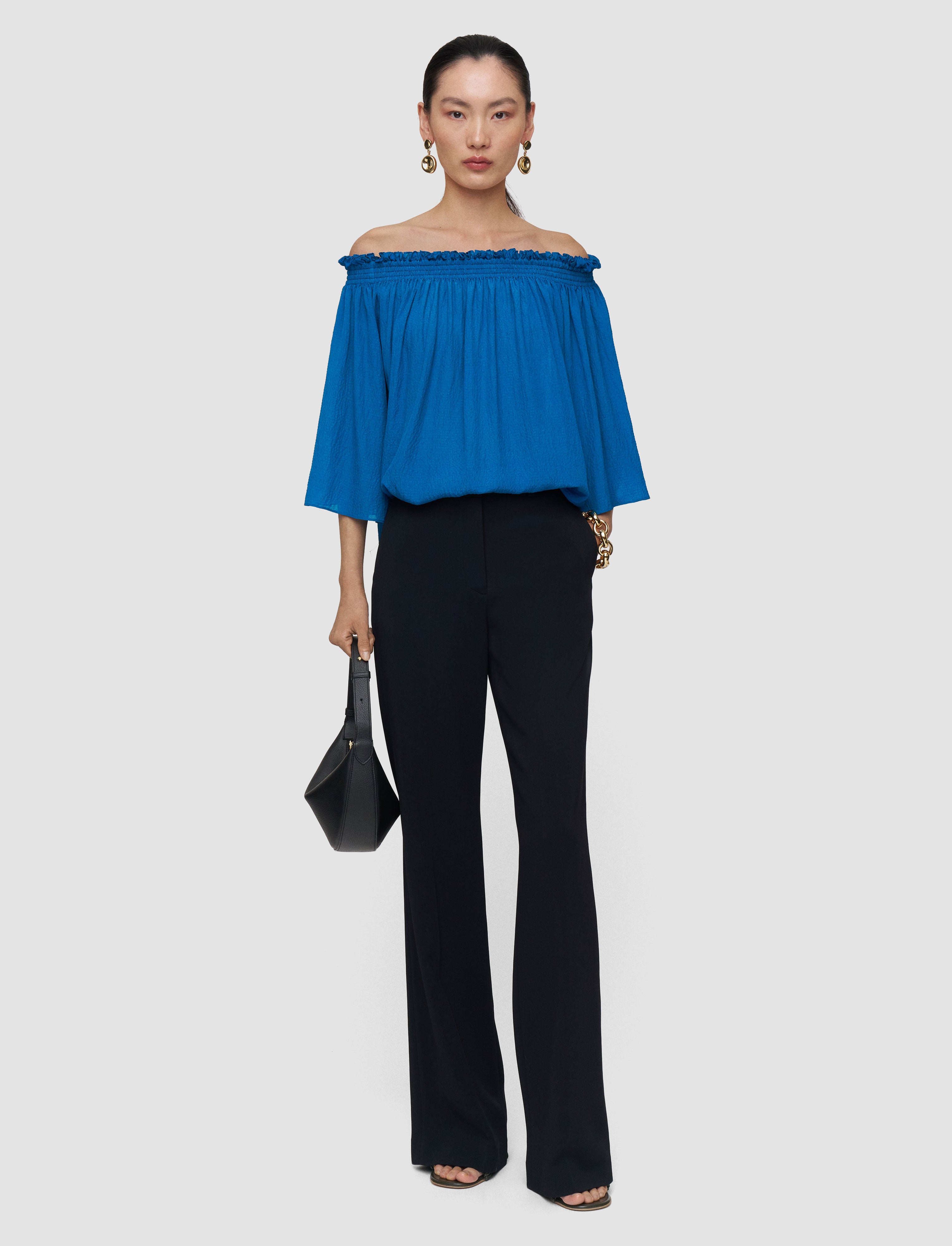 blue-emi-textured-silk-top-JOSEPH