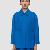 Blue Simi Linen Blend Shirt - Joseph