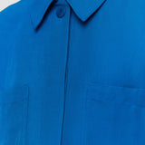Blue Simi Linen Blend Shirt - Joseph