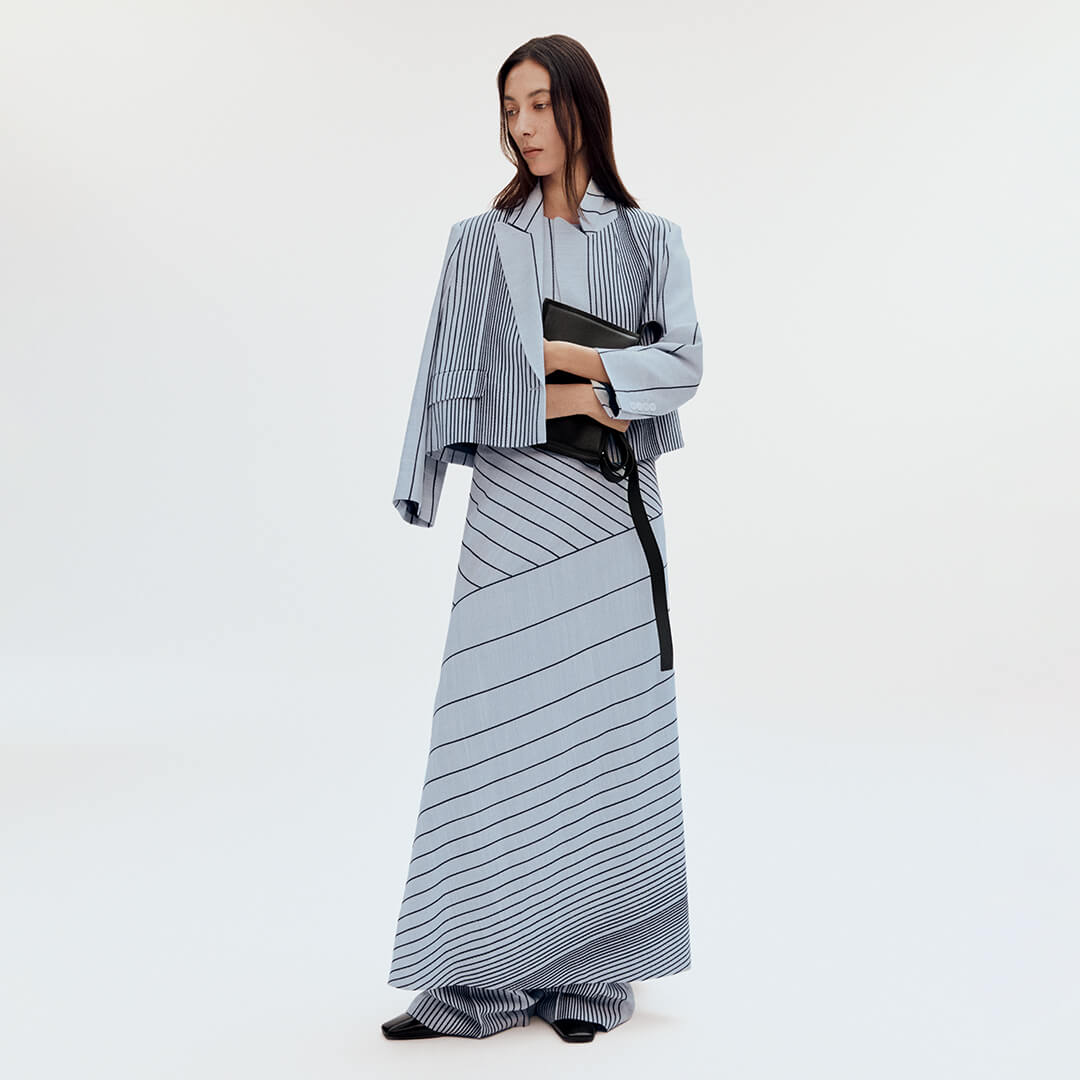 Heritage Wool Liberte Coat in Black | JOSEPH GB