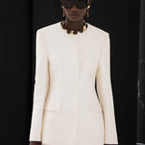 Myra Cotton Silk Blend Jacket