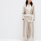 Amelia Shiny Matte Satin Jacket