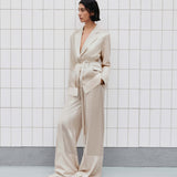 Amelia Shiny Matte Satin Jacket