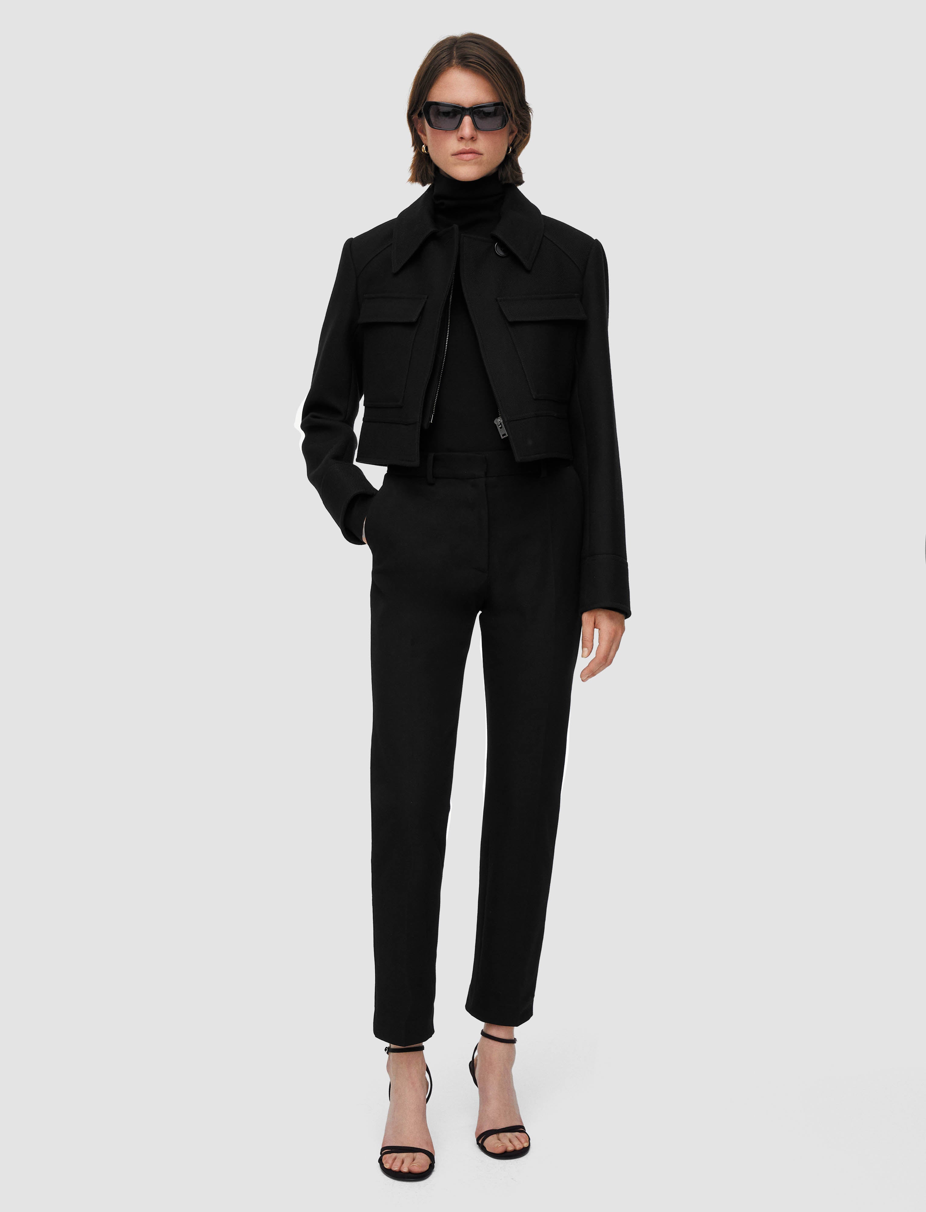 black-coleman-gabardine-stretch-trousers-JOSEPH