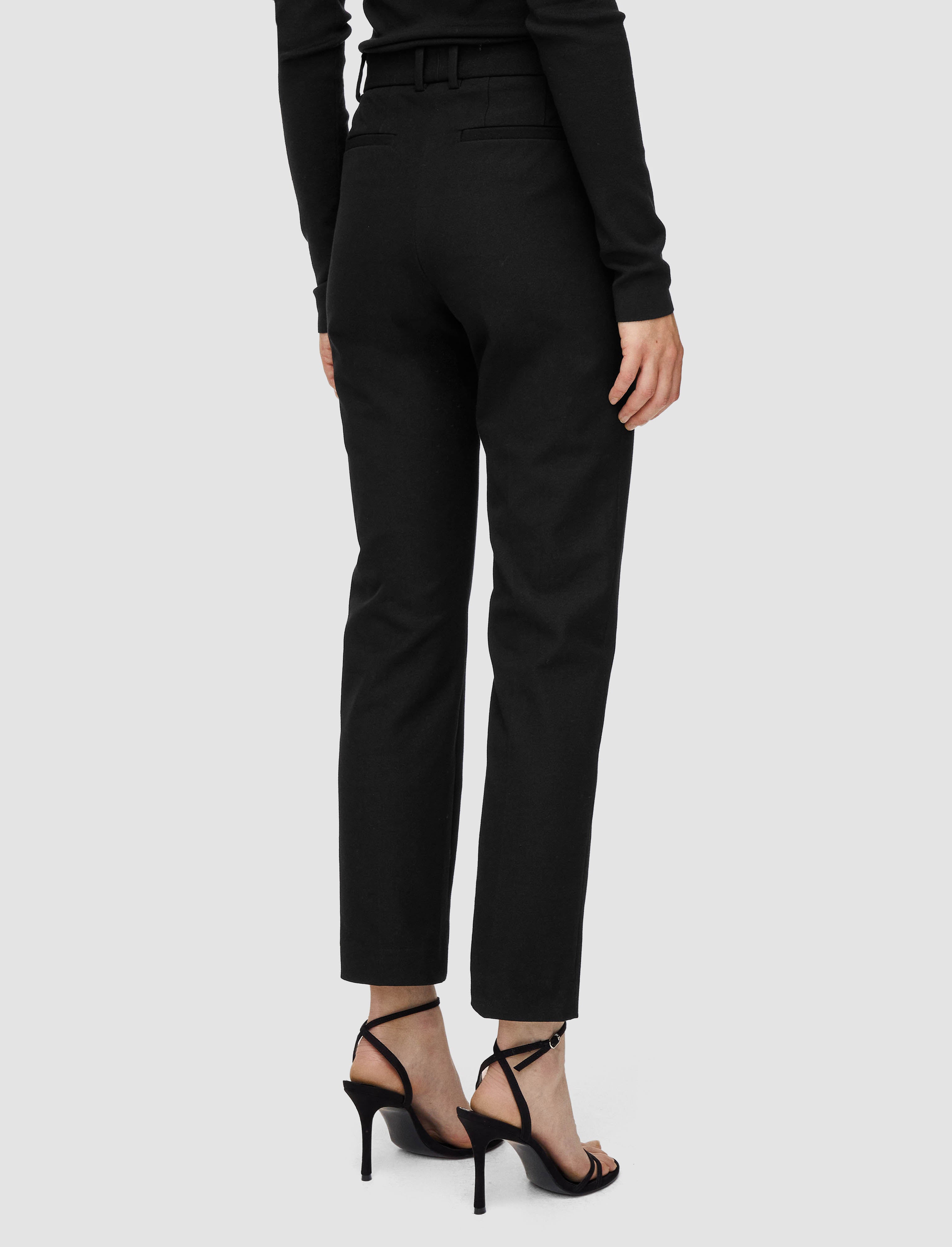 black-coleman-gabardine-stretch-trousers-JOSEPH