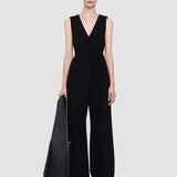 Formal Crepe Thiers Backless Jumpsuit