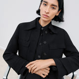 Mistral Fluid Twill Wool Jacket