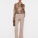 Pantalon Tafira en gabardine stretch