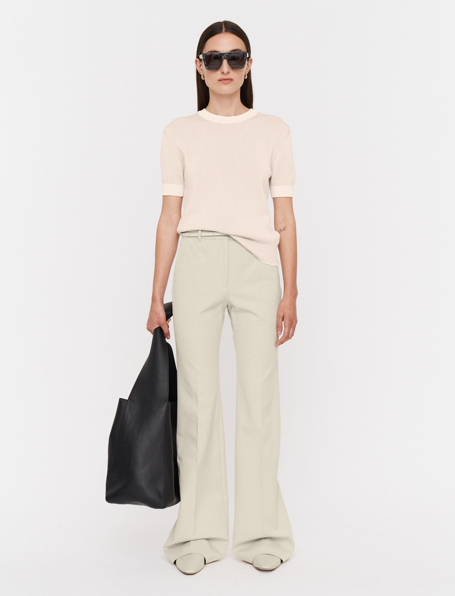 beige-tafira-gabardine-stretch-trousers-JOSEPH