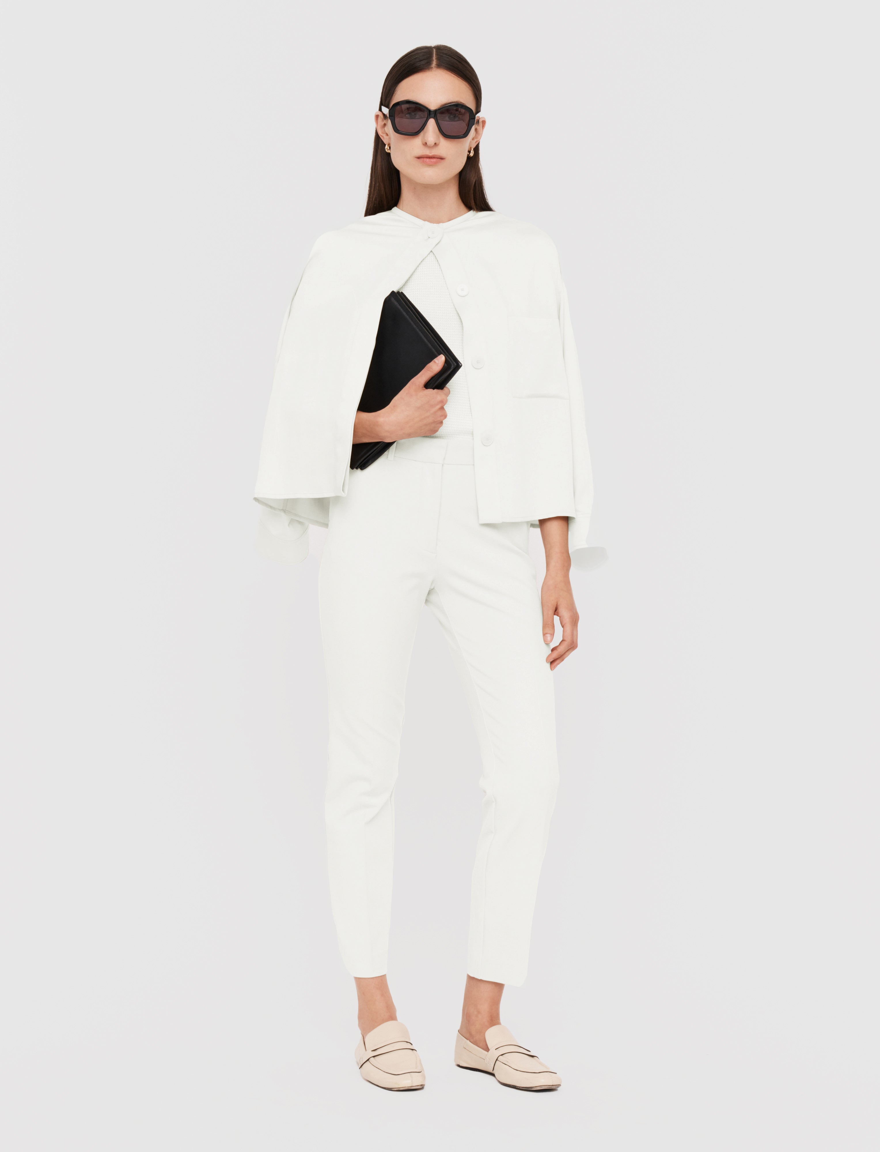 white-coleman-gabardine-stretch-trousers-JOSEPH