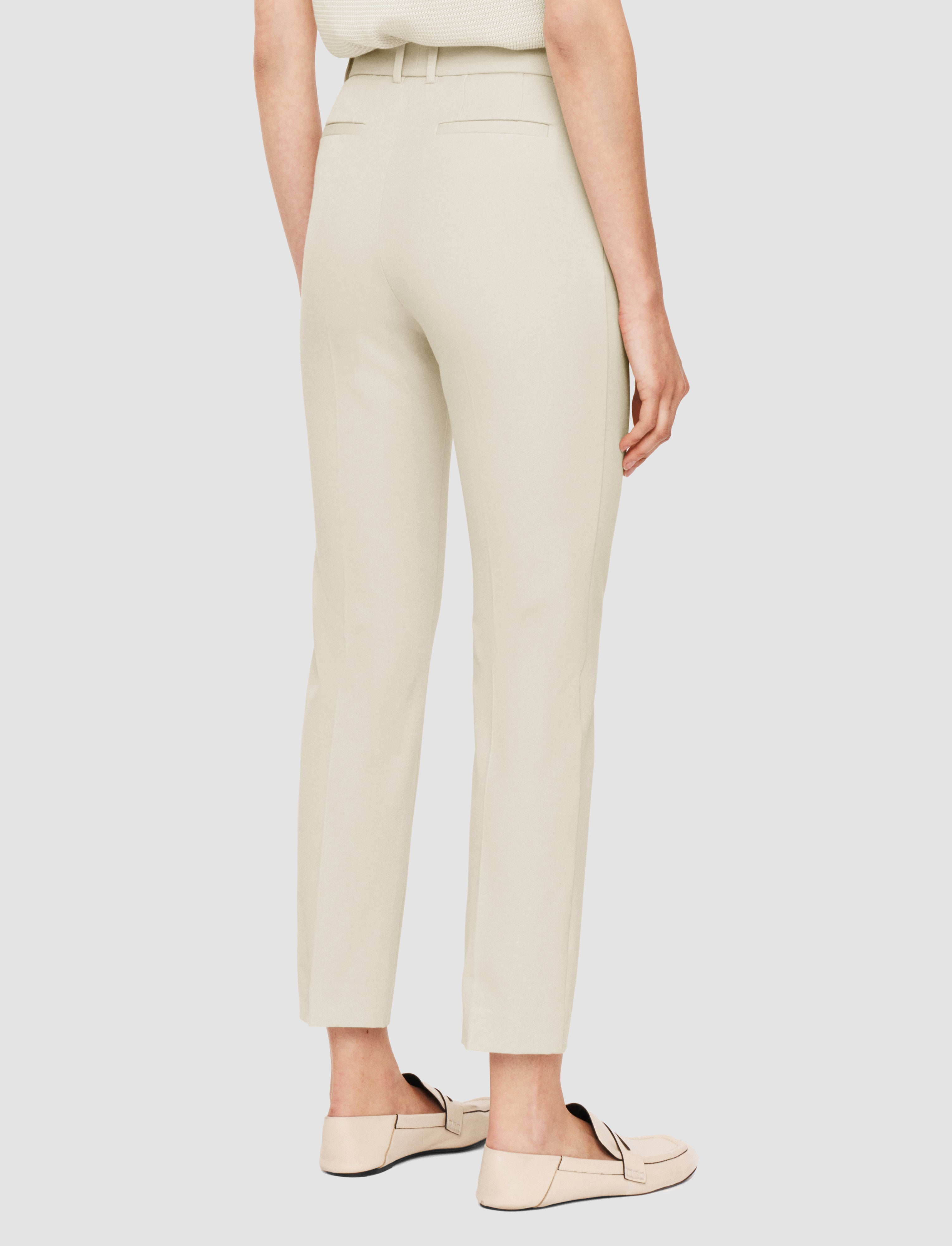 beige-coleman-gabardine-stretch-trousers-JOSEPH