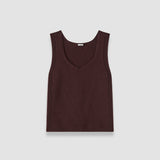 Purple Aba Pure Cashmere Tank Top - Joseph