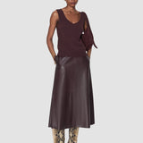 Purple Aba Pure Cashmere Tank Top - Joseph