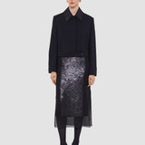 Black Abbe Tailored Crepe Jacket - Joseph