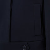 Black Abbe Tailored Crepe Jacket - Joseph
