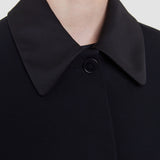 Black Abbe Tailored Crepe Jacket - Joseph