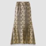 Gold Abney Bullion Sheer Snake Skirt - Joseph