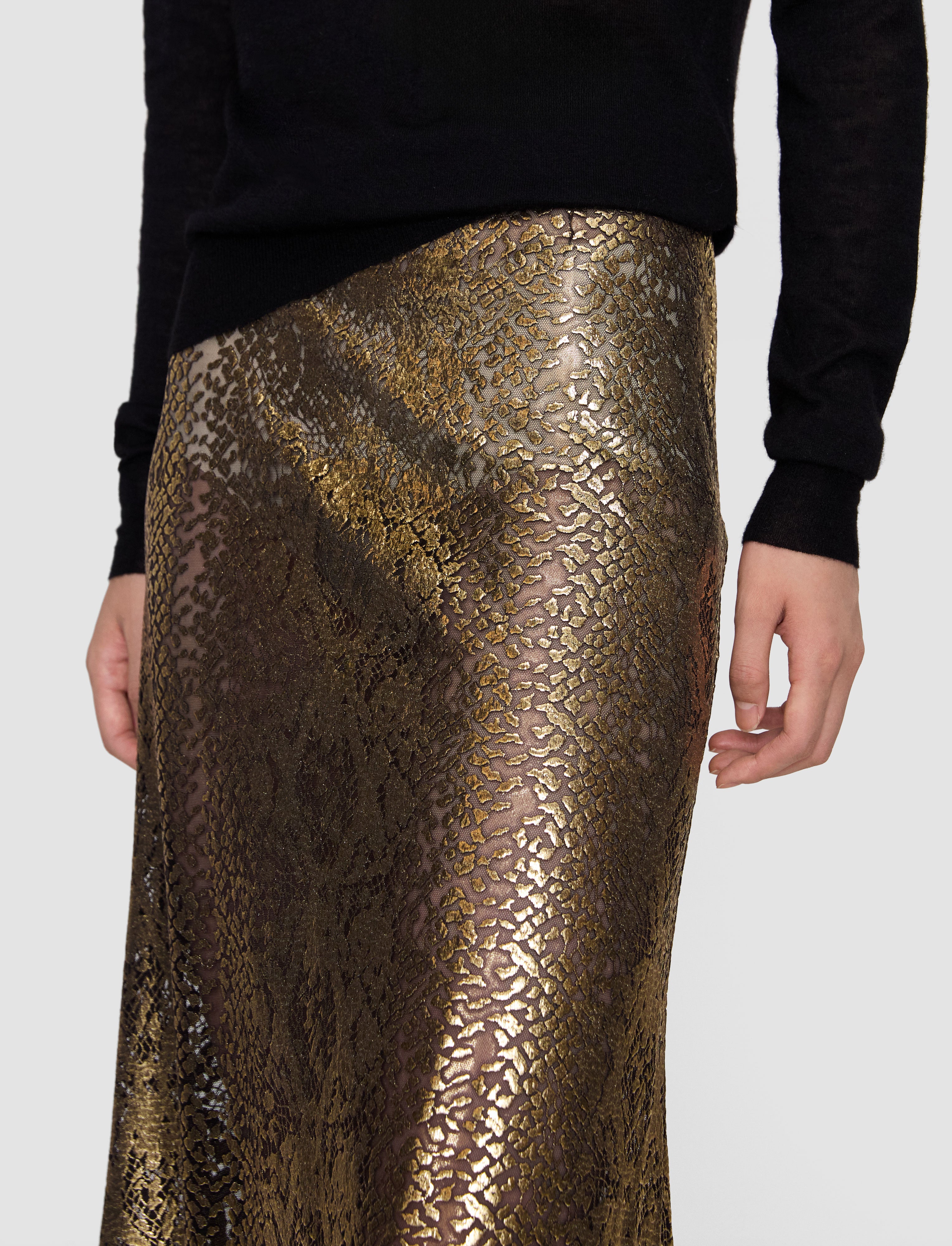 gold-abney-bulion-snake-skirt-JOSEPH