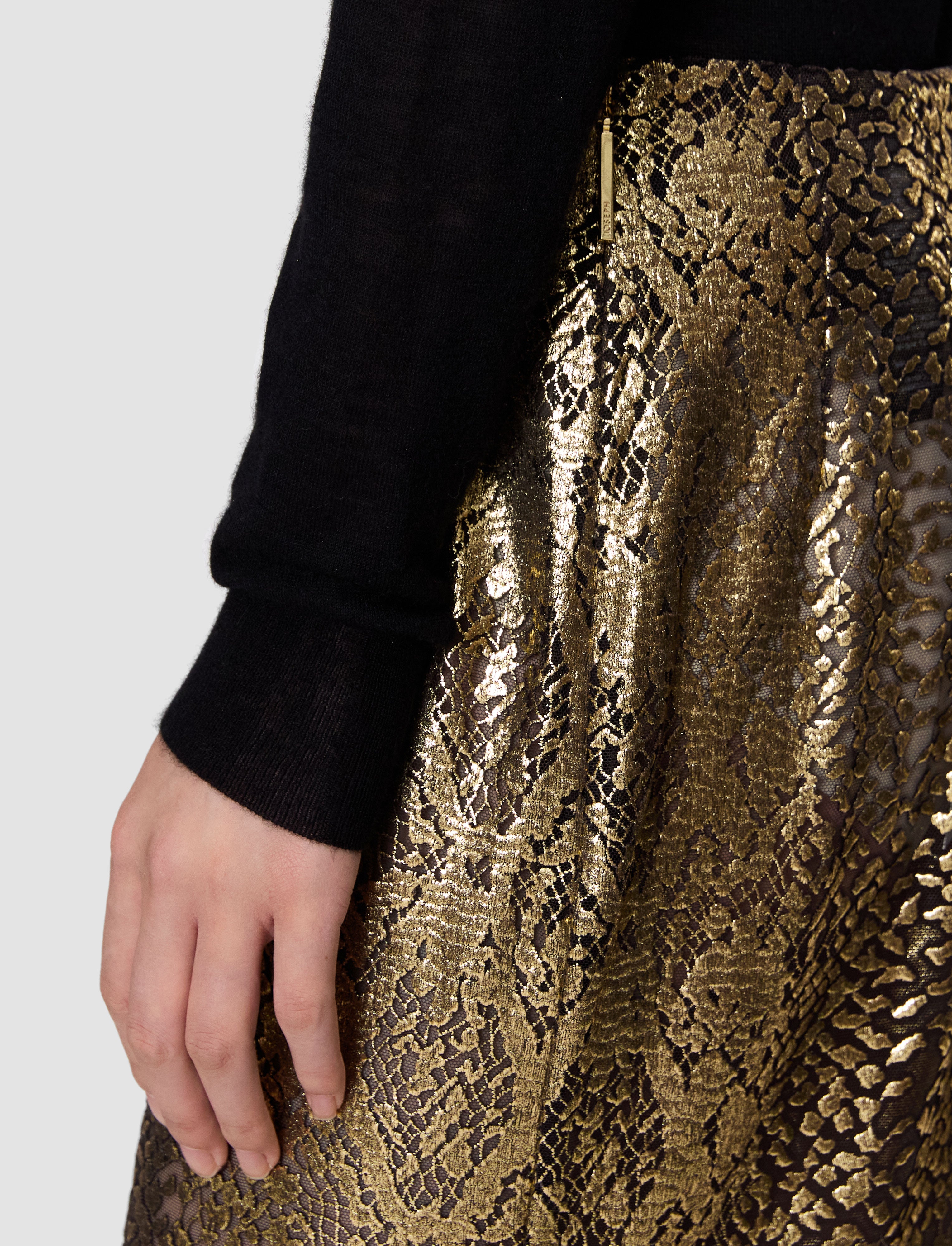 gold-abney-bulion-snake-skirt-JOSEPH