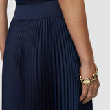 Ade Knit Weave Plissé Skirt