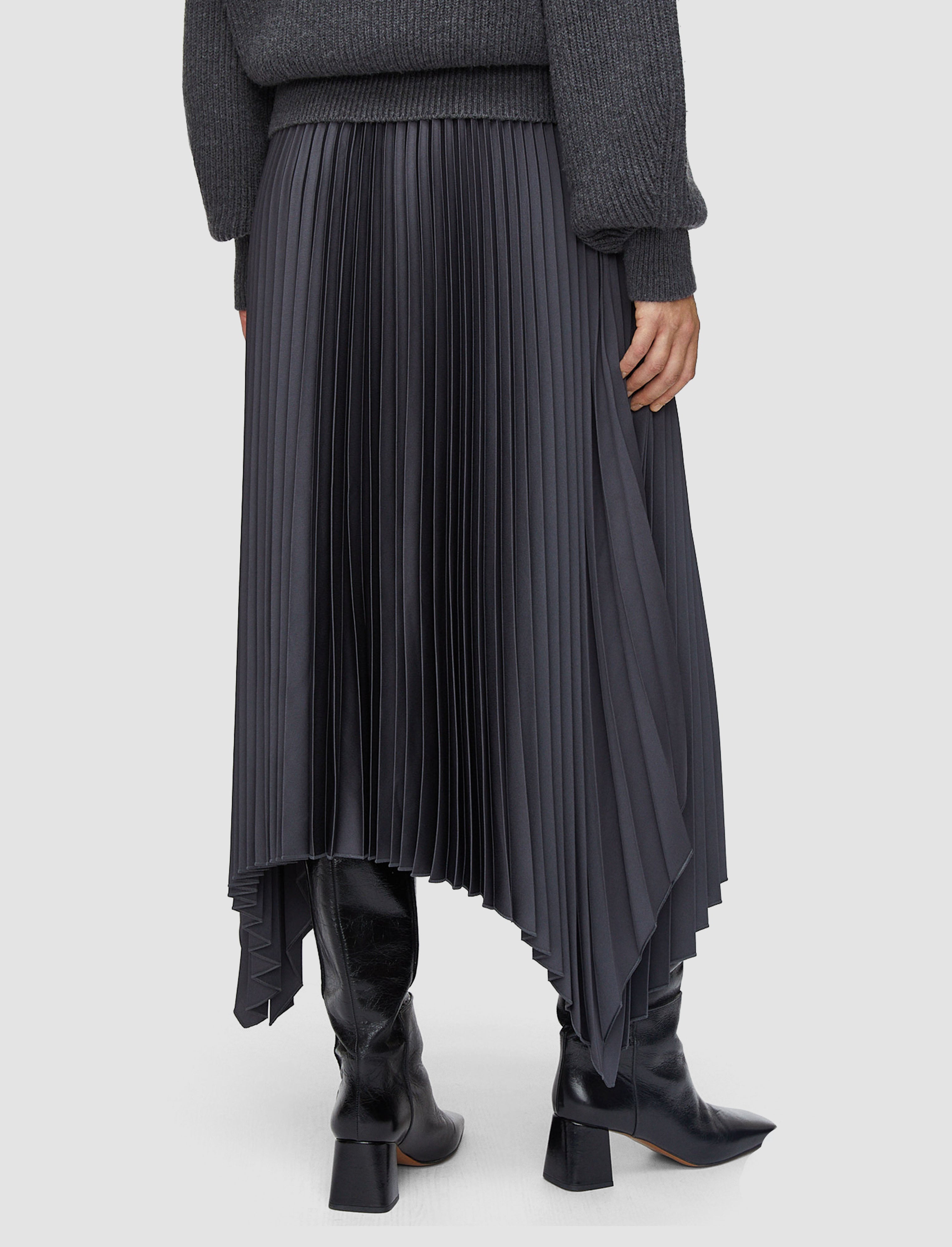 grey-ade-knit-weave-plisse-skirt-JOSEPH