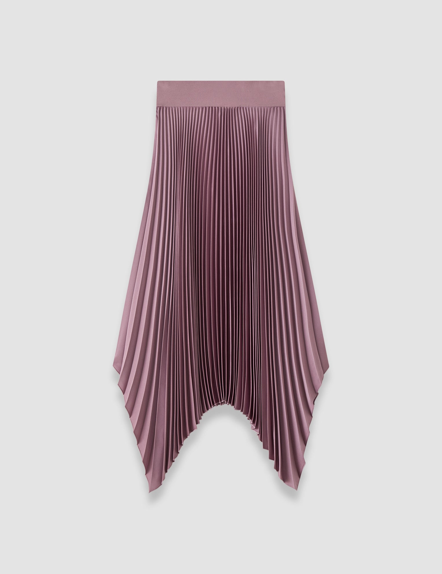 Purple Ade Knit Weave Plissé Skirt - Joseph