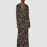 Adore Printed Crinkle Dress