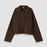 Brown Aemilia Double Side Cashmere Jacket - Joseph