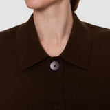 Brown Aemilia Double Side Cashmere Jacket - Joseph